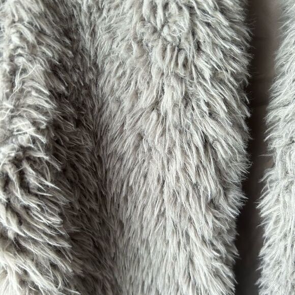 Jason Maxwell Outerwear Collection Womens Gray Faux Fur Cardigan Vest Size Large - Picture 3 of 7